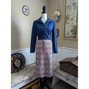 Vintage 1960s1970s happenings long sleeve midi